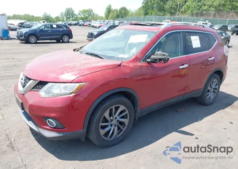 2016 Nissan Rogue Sl from USA, damaged, VIN 5N1AT2MV1GC744479